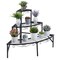 Iron Plant Stand Corner Shelf Flower Orchid Storage Rack Heavy Duty Load 132Lbs